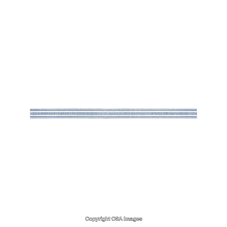 Minimalist Patterned Horizontal Line on Clean White Background