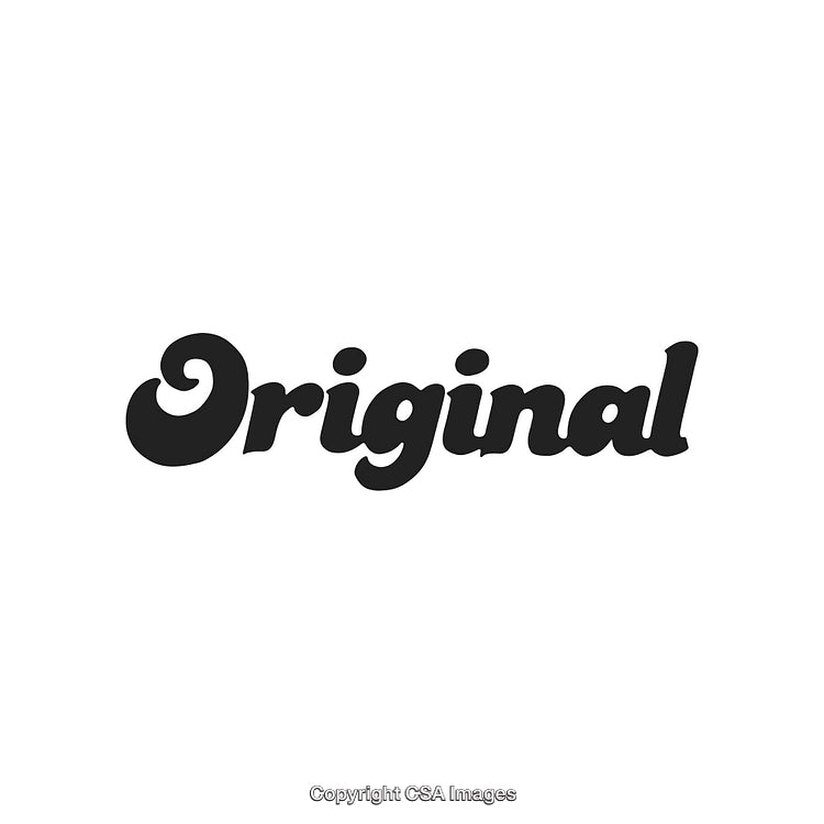 Elegant Black Text Depicting the Word 'Original' on a White Background