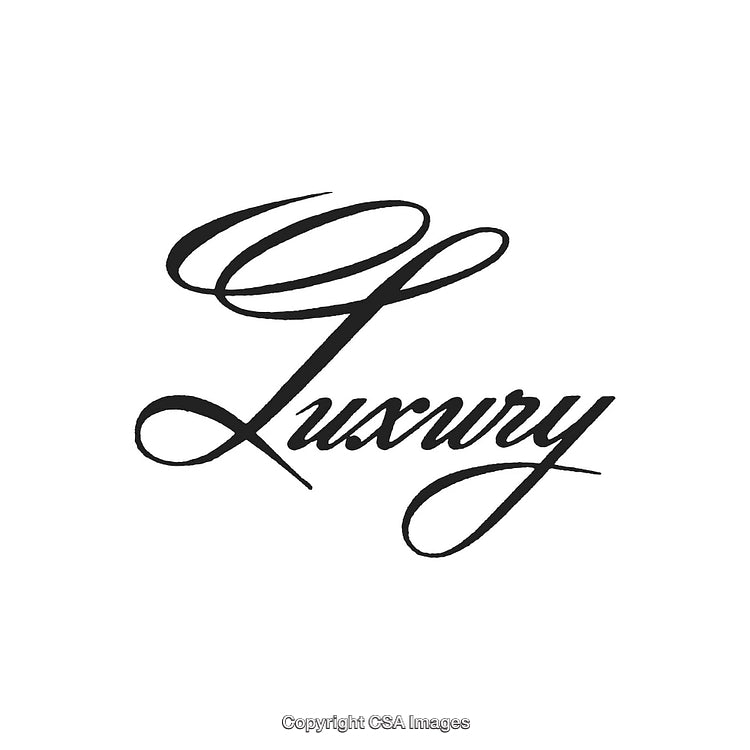 Luxury Text in Elegant Calligraphy and Stylish Artistic Typeface Design