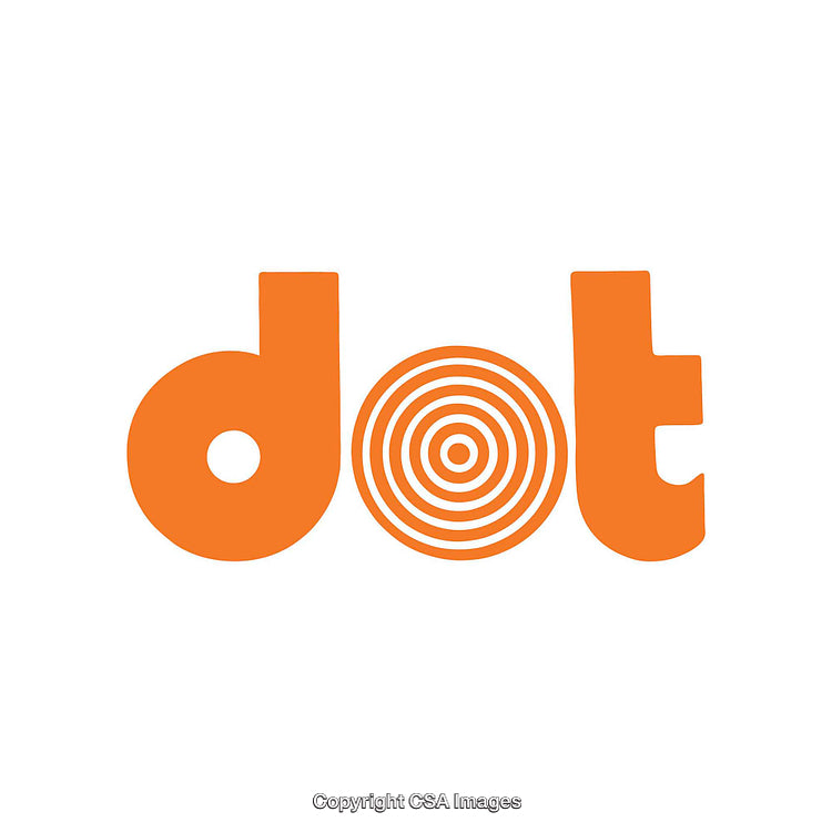Stylish Orange Dot Artwork with Unique Design Elements and Centralized Contrast