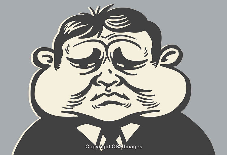 Expressive Line Art Illustration of a Contemplative Individual in Neutral Tones