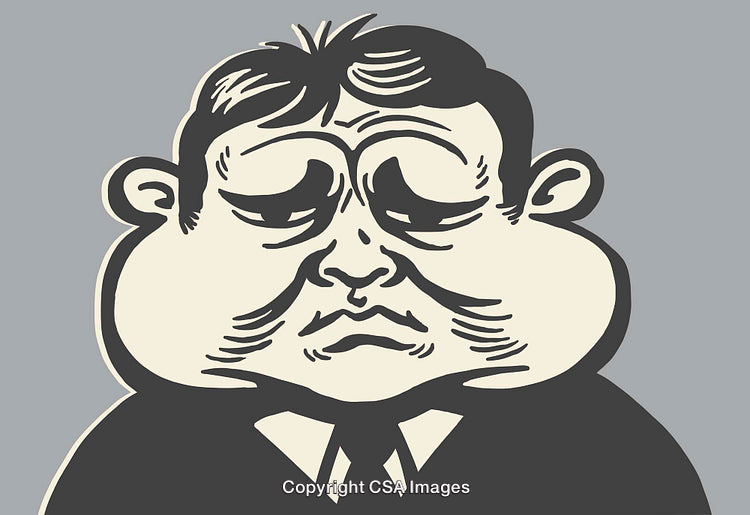 Expressive Line Art Illustration of a Contemplative Individual in Neutral Tones