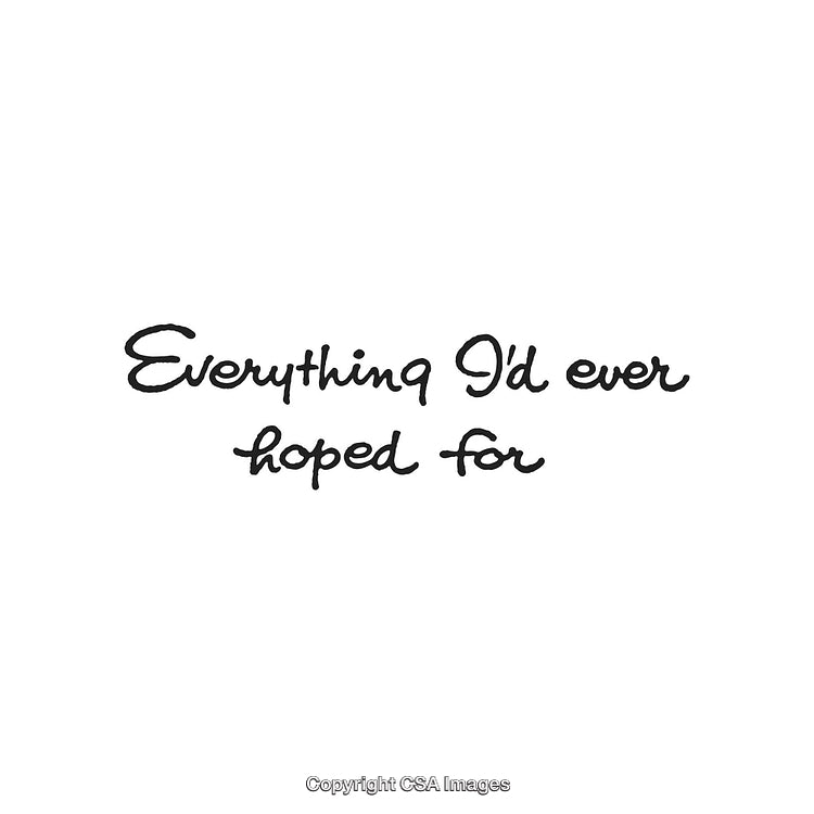 Handwritten Text Artwork with Inspiring Motivational Message in Black Ink