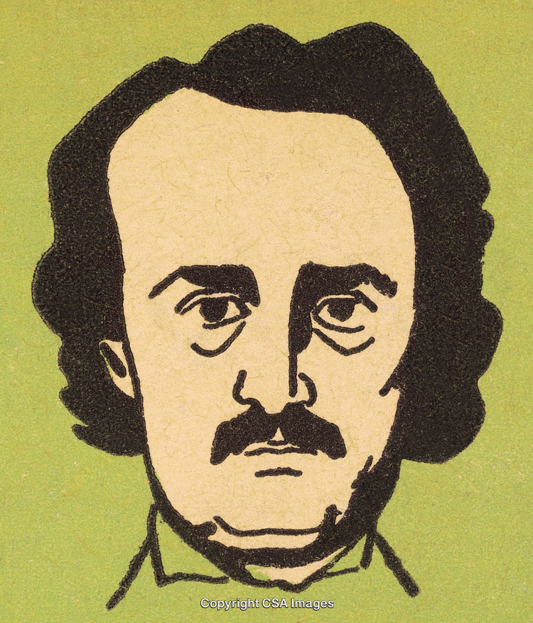 Vintage Line Drawing of a Man in a Classic Artistic Style