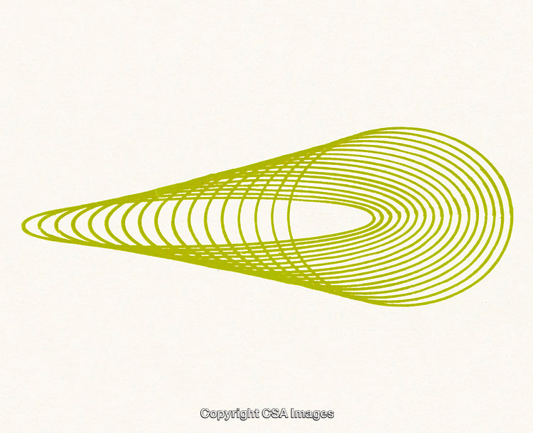 Dynamic Abstract Green Lines Forming a Tunnel-Like Geometric Design