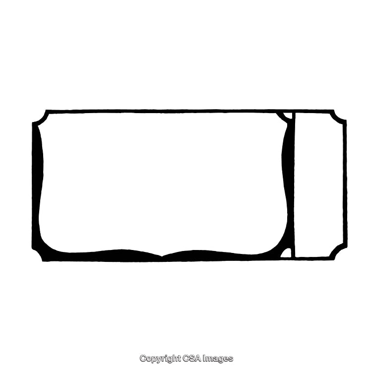 Vintage Black and White Rectangular Border With Intricate Frame Design