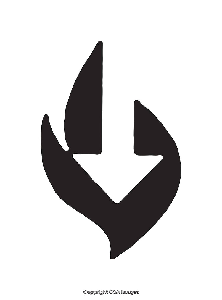 Minimalist Icon Symbolizing Nature and Sustainability in Black and White