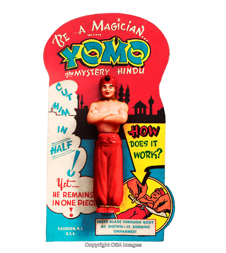 Vintage Magic Toy With Bright Colors and Fun Illustrative Design