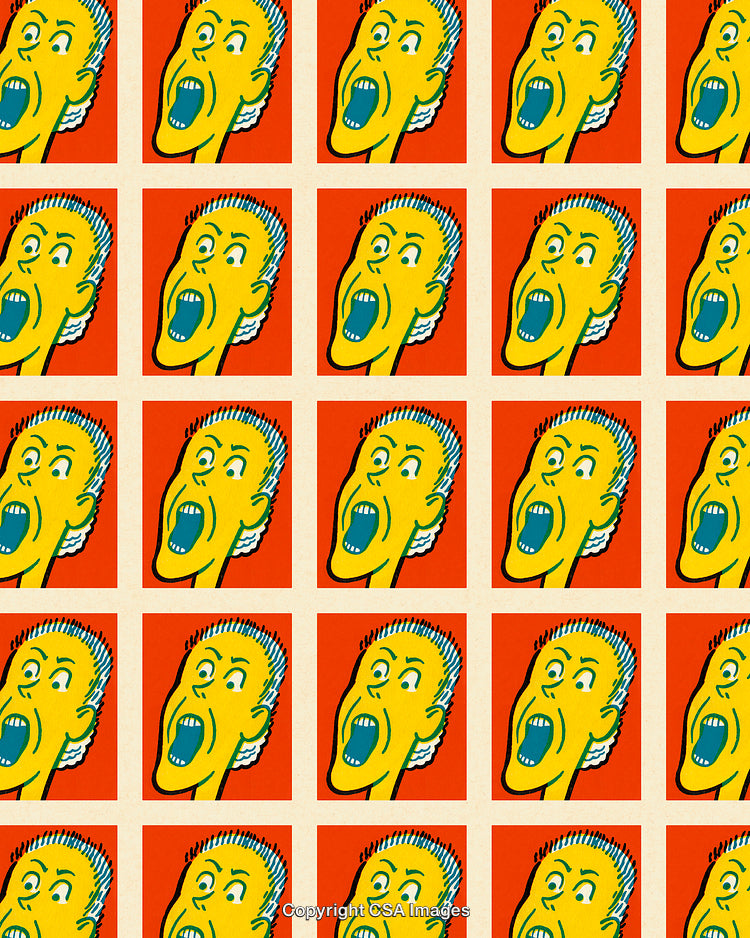 Screaming Man Pattern