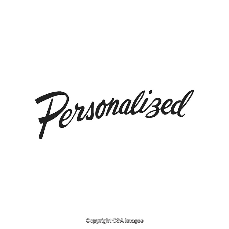 Elegant Cursive Personalized Text Design on Minimalist White Background