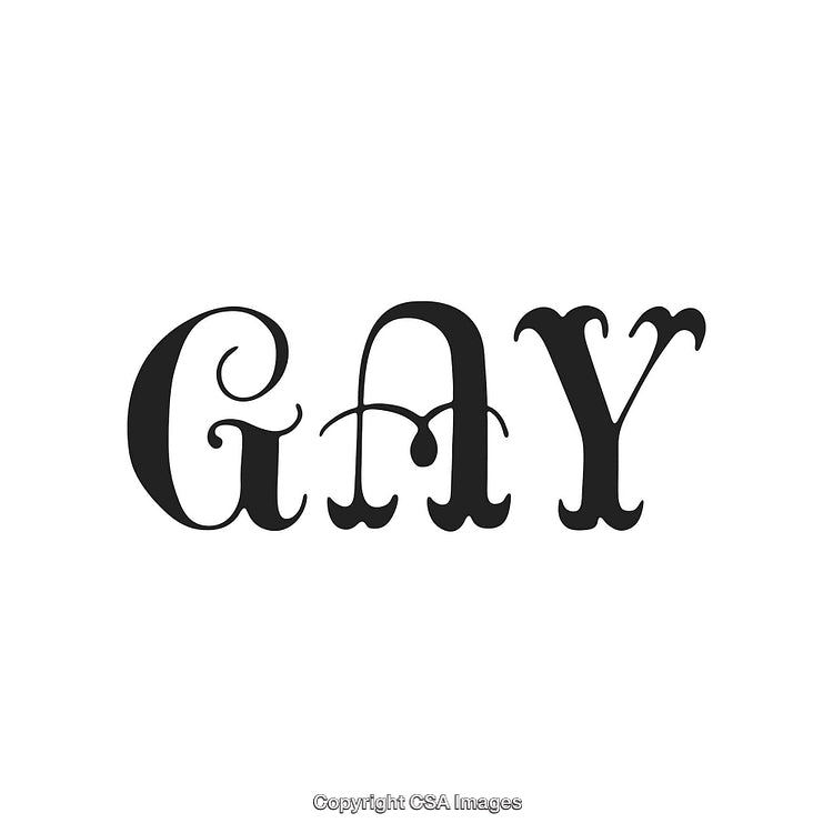 Stylized Decorative Black Text Illustration on White Background