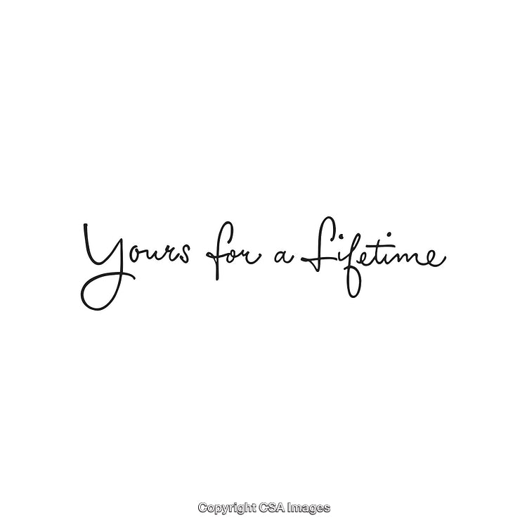 Elegant Calligraphy Text Art Featuring A Sentimental Love Message