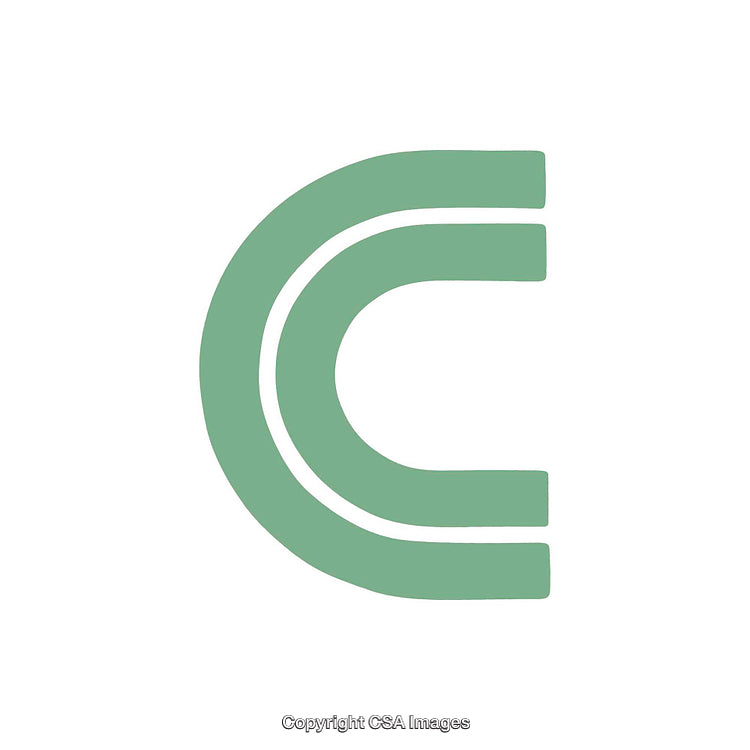 Minimalistic Green Letter C Icon with Modern Design Style