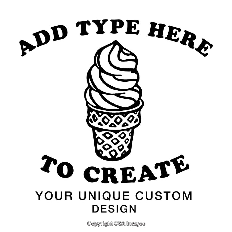 Ice Cream Cone Design Format