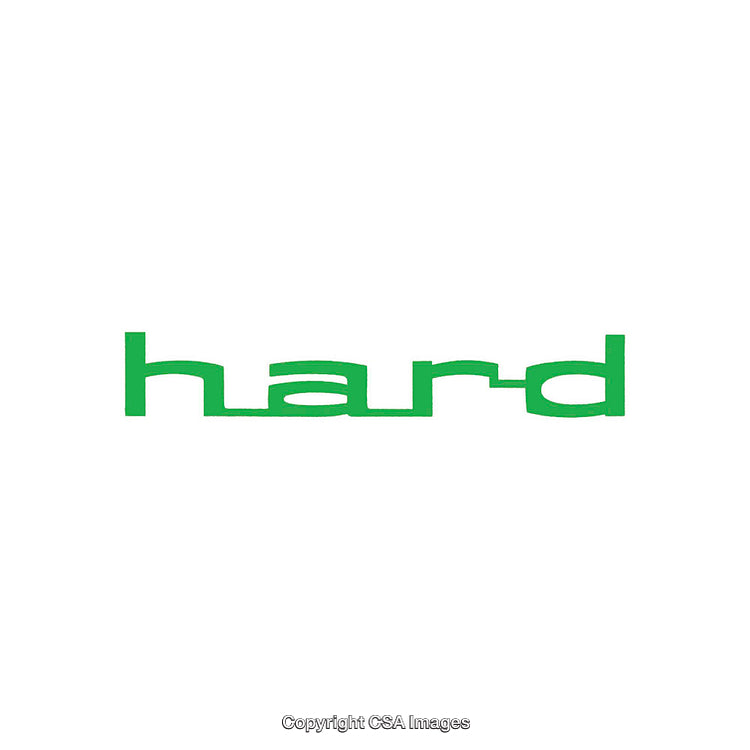 Green Textual Design on Clean White Background