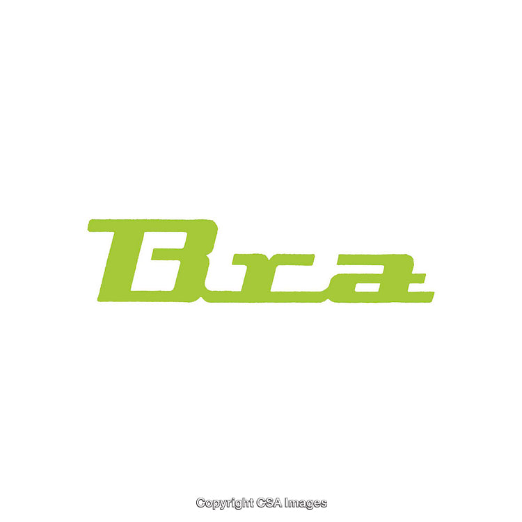 Green Typeface Design on White Background with Bold Simple Style