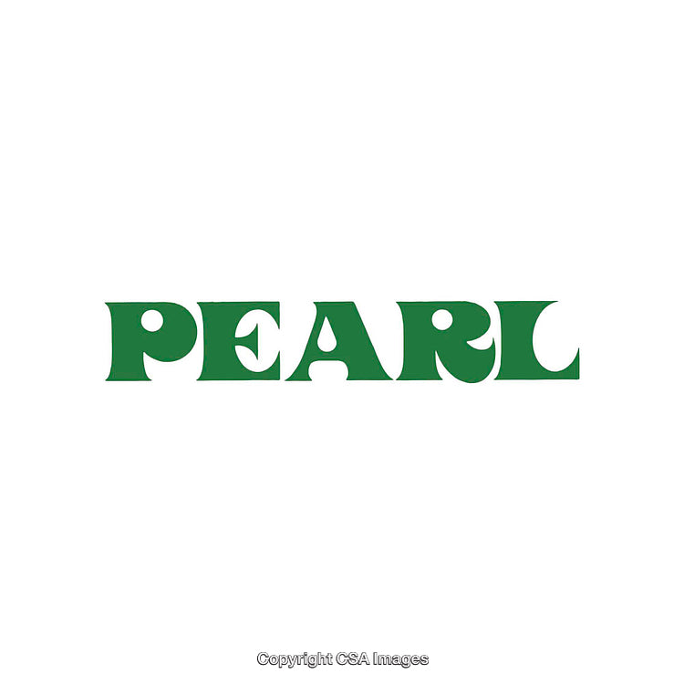 Bold Green Text Logo Design with Word 'Pearl' Displayed