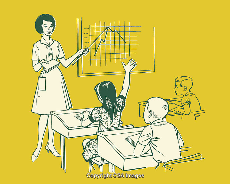 Teacher Leading a Classroom Lesson with Engaged Students