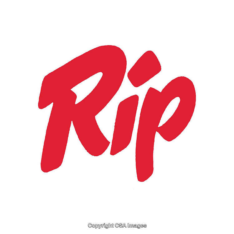 Bold Red Typography Text with Artistic Expression on White Background