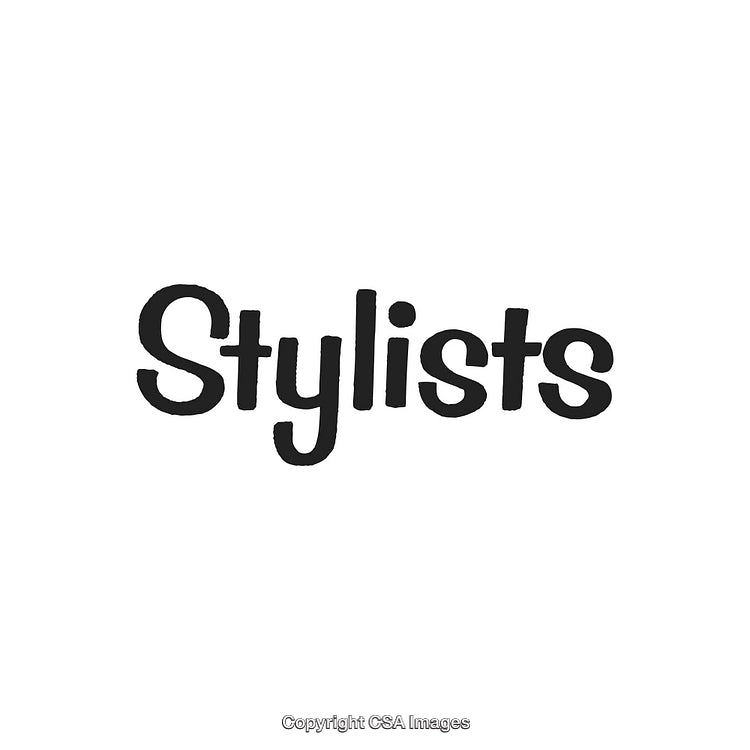 Minimalist Typography Design Featuring the Word Stylists in Stylish Font