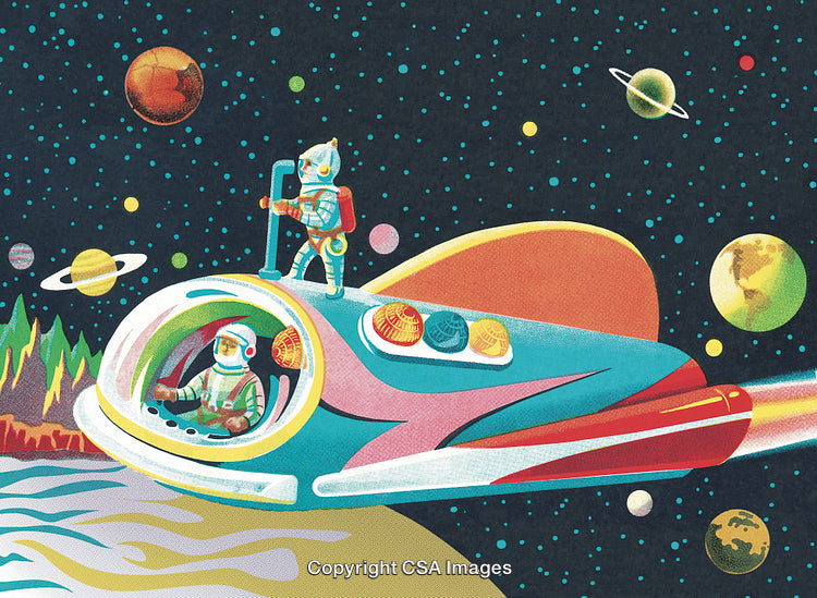 Spaceship in Outer Space