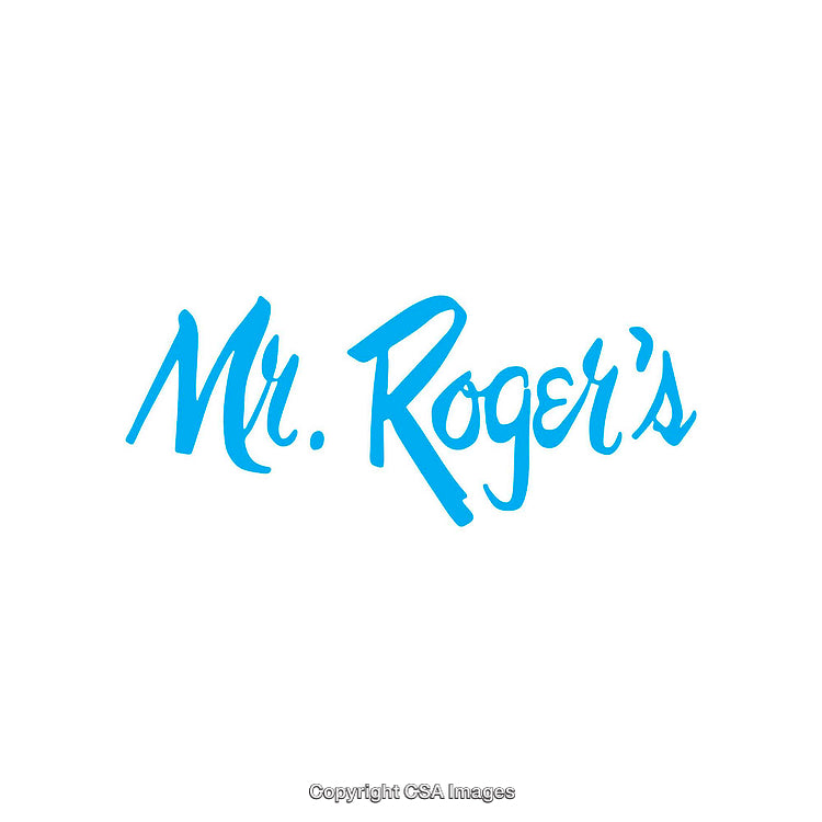 Blue Artistic Script Text Artwork on a White Background