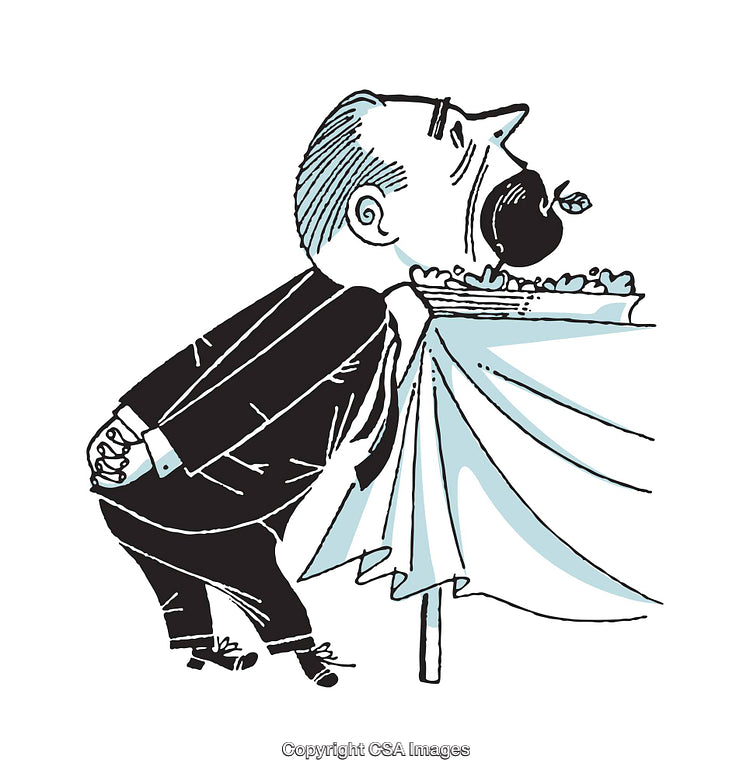 Illustration of a Person Participating in a Fun Contest Activity