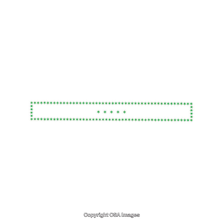 Minimalist Horizontal Green Framed Design with Geometric Highlight Elements