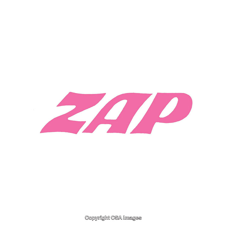 Dynamic Pink Zap Logo Design Flattened Against a White Background