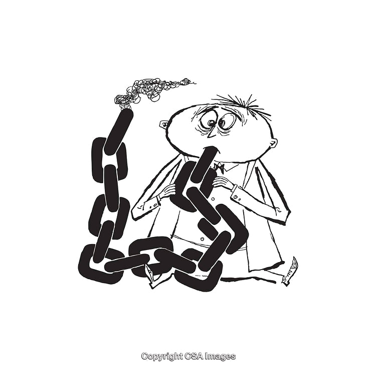 Whimsical Line Art Illustration Exhibiting Unique Creativity and Humor